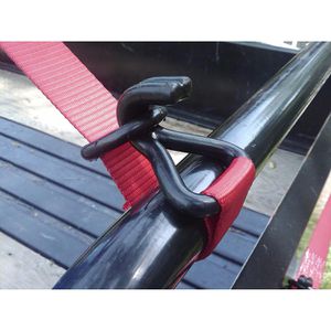 Produktbild für Spanngurt Kerbl 37184, rot, mit Spitzhaken &amp; Ratsche