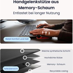 Produktbild für Maus Contour RollerMouse Red, CDRMRED10110