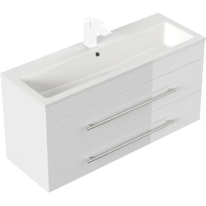 Waschtisch Posseik Portus1000 SlimLine, hängend,weiß hochglanz