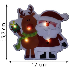 Produktbild für Weihnachtsdeko Star-Max 36400 Nikolaus mit Rentier