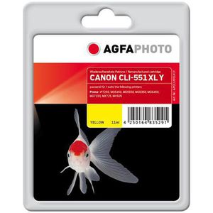 Produktbild für Tinte AgfaPhoto für Canon CLI-551Y XL