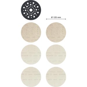 Produktbild für Schleifpapier Bosch Expert M480 Körnung 80-180 Set