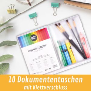 Produktbild für Dokumententasche perfect-line 160, A4 auf A5