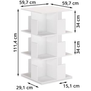 Produktbild für Bücherregal Vicco Alfa, weiß