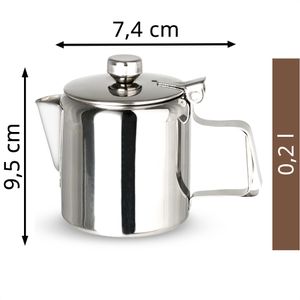 Produktbild für Tee-Kanne Hendi 453001, Edelstahl