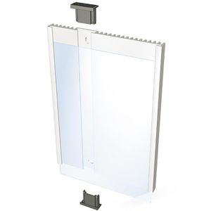 Produktbild für Türschild Durable 4803-23, Info Sign A5, silber