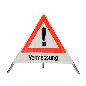 Produktbild für Faltsignal SafetyMarking Gefahrenstelle VZ101, Vermessung