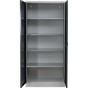 Werkzeugschrank G-Office FLC.19/N, Metall, grau / anthrazit