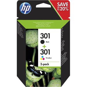 Produktbild für Tinte HP 301, N9J72AE Multipack