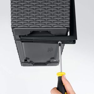 Produktbild für Blumenkastenhalterung Lechuza 19030, weiß