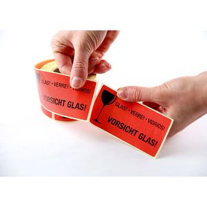 Produktbild für Hinweisetiketten Eichner Vorsicht Zerbrechlich