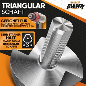 Produktbild für Stufenbohrer BAURIX Rhino STB-535, HSS-Stahl