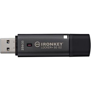 Produktbild für USB-Stick Kingston IronKey Locker+ 50 G2, 256 GB