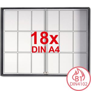 Produktbild für Schaukasten Showdown-Displays anthrazit, B1, innen