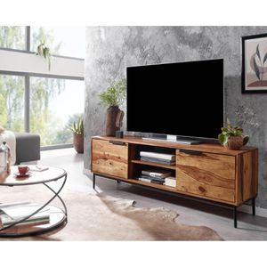 Produktbild für Lowboard Wohnling WL6.552, aus Massivholz, sheesham