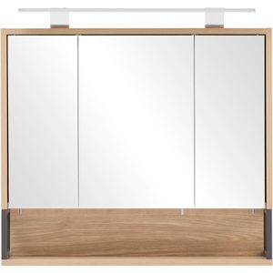 Produktbild für Spiegelschrank Schildmeyer Limone 150012, eiche