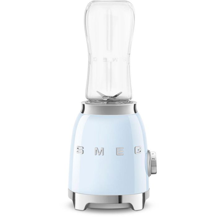 Smeg Standmixer PBF01PBEU 50er – 600 Trinkflasche, Style, Böttcher Watt, ml, 300 pastellblau mit Retro AG