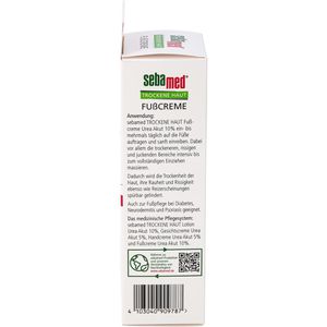 Produktbild für Fußcreme sebamed Urea Akut 10%, feuchtigkeitsspendend