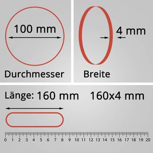 Produktbild für Gummibänder D.RECT 110771