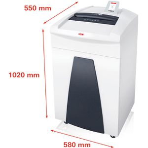 Produktbild für Aktenvernichter HSM Securio P40i, 1882121C, mit Rollen &amp; Öler
