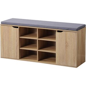 Schuhbank Kesper 15928, eiche, aus Holz