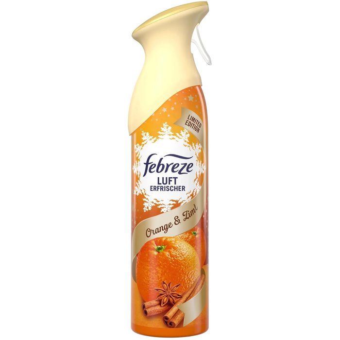 Febreze Raumduft Lufterfrischer Orange & Zimt, Spray, geruchsneutralisierend, 185ml – Böttcher AG