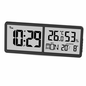 Produktbild für Wanduhr Miraval Kunststoff, digital, Funkuhr