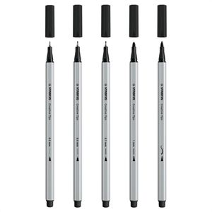 Produktbild für Malset Stabilo ARTY Creative Tips BLACK