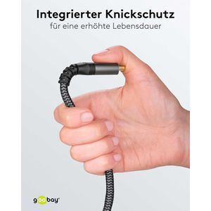 Produktbild für HDMI-Kabel Goobay 79107 HDMI 2.1, vergoldete Stecker