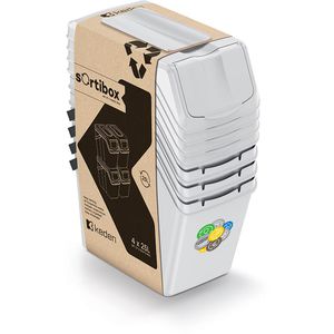 Produktbild für Mülleimer Prosperplast Sortibox, weiß