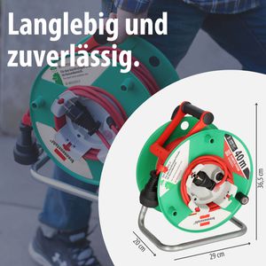 Produktbild für Kabeltrommel Brennenstuhl Garant G, 38 + 2m