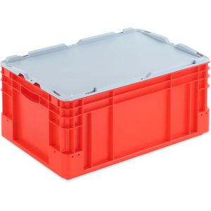 Produktbild für Eurobox Alpha-Paletten Silverline, rot, 50 Liter