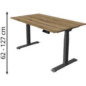 Produktbild für Schreibtisch Kerkmann Move 1 stable, asteiche / anthrazit