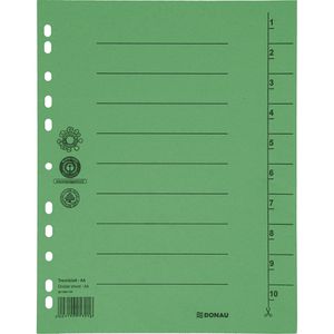 Trennblätter DONAU 8610001-06, A4