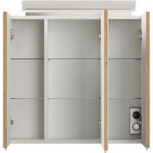 Produktbild für Badmöbel-Set Posseik Limes 70, eiche gold, 3-teilig