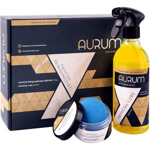 Aurum-Performance Lackreiniger nanoClay, Set für Auto, Motorrad und Wohnwagen, blau, 100g