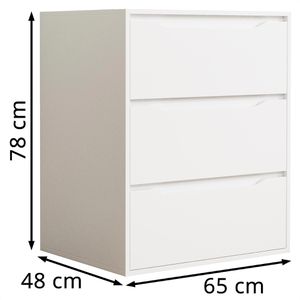 Produktbild für Kommode VCM Malira L 921093, weiß