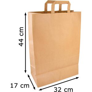 Produktbild für Papiertüten Papstar 86451, braun