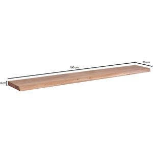 Produktbild für Wandregal Wohnling WL6.517, akazie