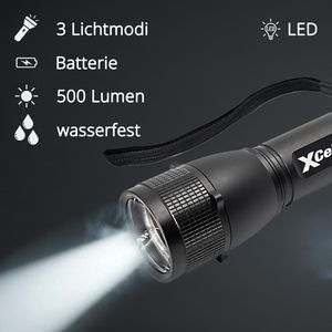 Produktbild für Taschenlampe XCell L500, LED, mit Batterie