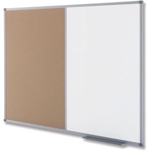 Produktbild für Kombitafel Nobo 1901588, 2 in 1, braun / weiß