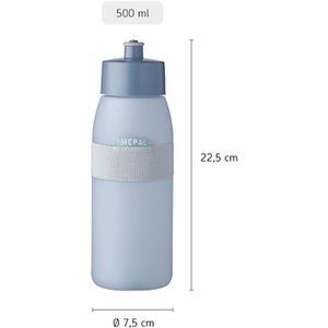Produktbild für Trinkflasche Mepal Ellipse Sport Nordic blue