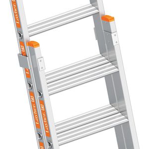 Produktbild für Schiebeleiter Layher Topic 1032, 2 x 12 Stufen