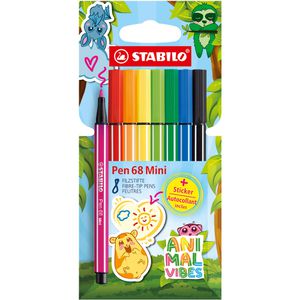 Produktbild für Filzstifte Stabilo Pen 68 Mini Animal Vibes, 668/8-07