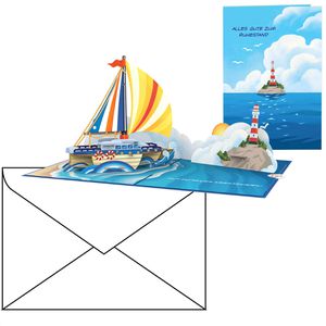 Produktbild für Abschiedskarte papercrush Ruhestand - Auf zu neuen Abenteuern