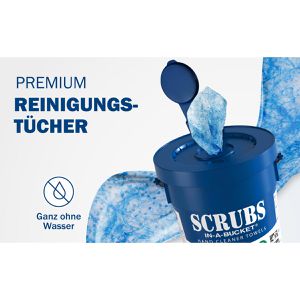 Produktbild für Reinigungstücher Scrubs 042272, In-a-Bucket, Original, feucht