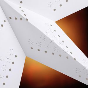 Produktbild für Weihnachtsstern CASARIA 108573, Papierstern creme