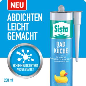 Produktbild für Silikon Sista Bad &amp; Küche, SLBWS, weiß