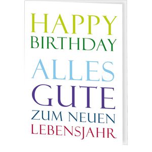 Produktbild für Geburtstagskarten LUMA 1013