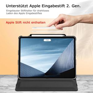 Produktbild für Tablet-Hülle Fintie Rotating Case, schwarz